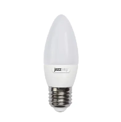 Лампа светодиодная LED 9w E27 4000K свеча Jazzway