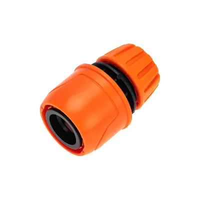 Коннектор для шланга, быстросъёмный, с автостопом 1/2 Четыре сезона