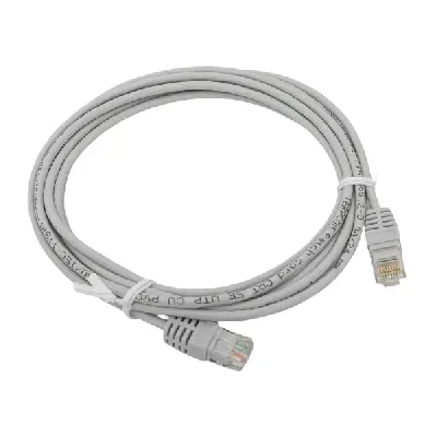 Патч-корд TERACOM Cat.5E (1Гбит/с) неэкранированный UTP оболочка PVC серый (3м)