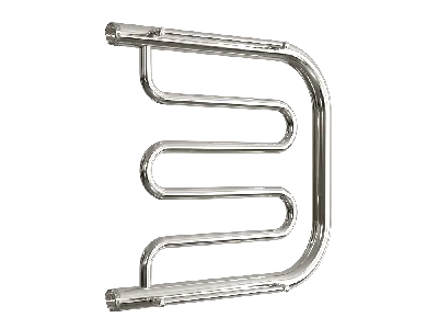 Полотенцесушитель водяной c полкой D 50/50 цвет хром