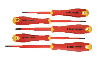 Набор отверток диэлектрических SL/PH E-Slim Ergonic, 5 шт