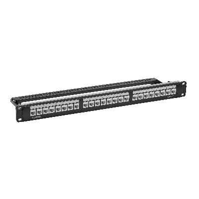 Патч-панель 19'',1U,CAT5E, 24 модуля RJ45, неэкранир ованная