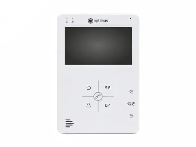 Видеодомофон аналоговый 4.3' TFT LCD, цвет, 480х272 VM-4.0 (w)