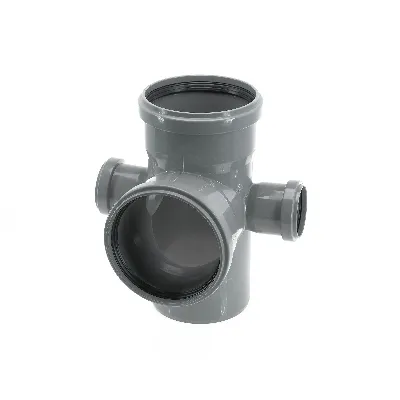 Крестовина пятерник канализационная 87 град. 110х50х50х110