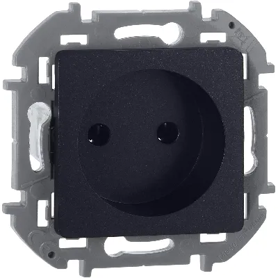 Розетка 2К 16 А 250 В~ INSPIRIA антрацит