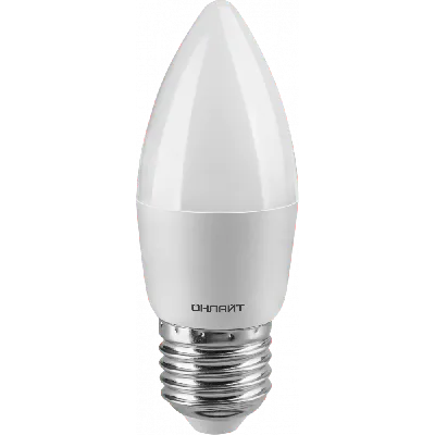 Лампа светодиодная 12вт OLL-C37-12-230-6.5K-E27-FR