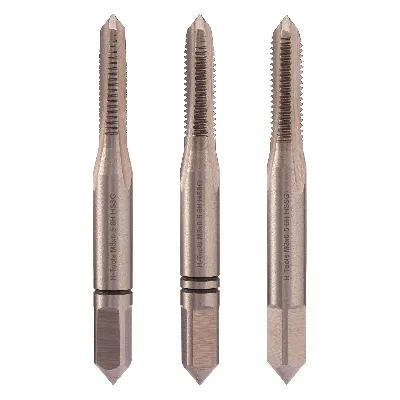 Метчик М 3,0х0,5 (Комплект 3шт) DIN352 HSS-G 6h 40мм a=2,7