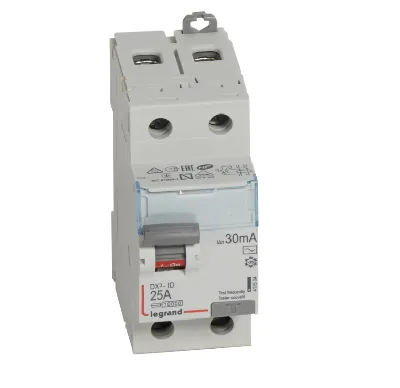 Выключатель дифференциального тока (УЗО) 2п 25А 30мА DX3 АC