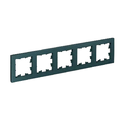 Рамка пятипостовая ATLASDESIGN универсальная изумруд