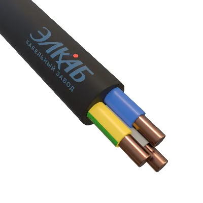 Кабель силовой ВВГнг(А)-LSLTx 3х2,5 ок (N,PE) - 0,66 кВ ТРТС