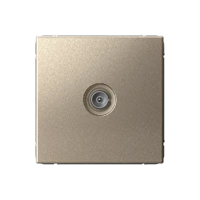 ARTGALLERY TV розетка проходная 4DB, механизм, шампань