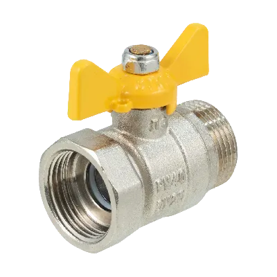 Кран шаровой для газа 1/2' ВН бабочка