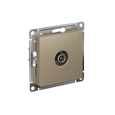 Антенна ATLASDESIGN TV коннектор механизм шампань