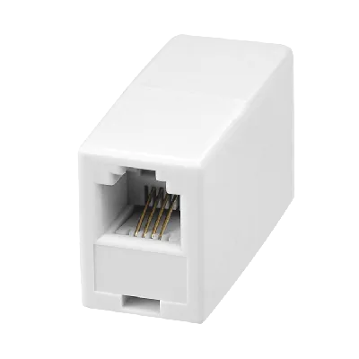 Соединитель проходной 6P4C (RJ-11)