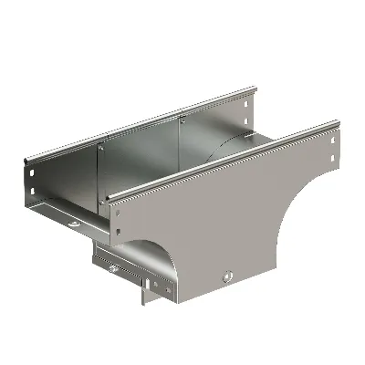 Ответвитель TDS T-образный вертикальный универсальный основание 100 H50 крепежные элементы и соединительные пластины