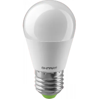 Лампа светодиодная LED 10вт E27 дневной матовый шар PROMO ОНЛАЙТ