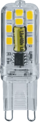 Лампа светодиодная LED 3вт 230в G9 белый капсульная