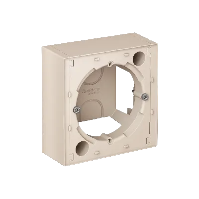Коробка ATLASDESIGN для наружного монтажа бежевый