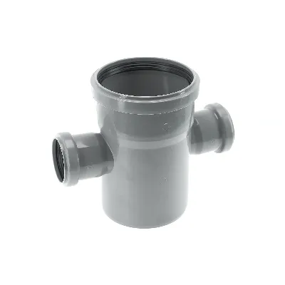 Крестовина канализационная 87 град. 110х50х50