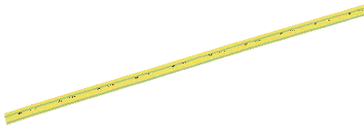 Трубка термоусаживаемая ТТУ 6/3 желто-зеленая (1м)