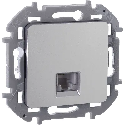 Телефонная розетка RJ11 INSPIRIA алюминий