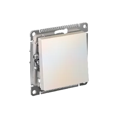 Выключатель одноклавишный ATLASDESIGN схема 1 10АХ механизм жемчуг