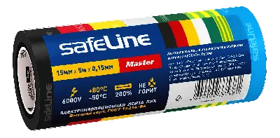 Изолента ПВХ разноцветная 15мм 5м (7цветов)       Safeline