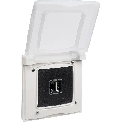 ETIKA Рамка 1 пост IP44 белая