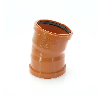 Отвод наружной канализации 110х15 град. двухраструбный