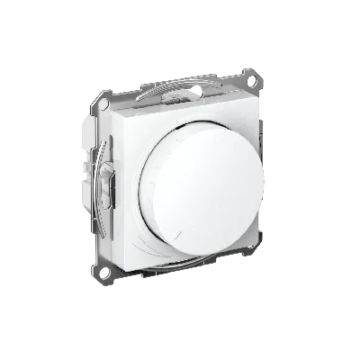 ATLASDESIGN СВЕТОРЕГУЛЯТОР (диммер) повор-нажим, LED, RC, 400Вт, мех., БЕЛЫЙ