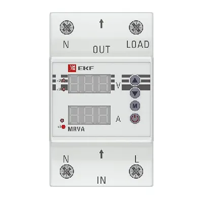 Реле напряжения и тока с с дисплеем MRVA 40A