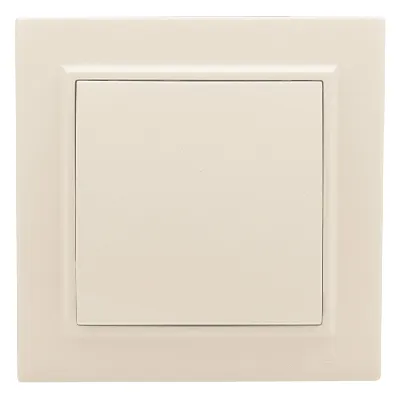 Выключатель одноклавишный СП 10А бежевый Минск