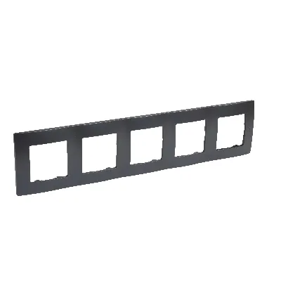 ETIKA Рамка 5 постов антрацит