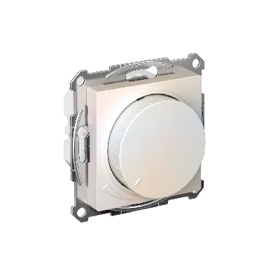 ATLASDESIGN СВЕТОРЕГУЛЯТОР (диммер) повор-нажим, LED, RC, 400Вт, мех., ЖЕМЧУГ
