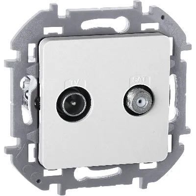 Розетка TV/SAT звезда  INSPIRIA белый