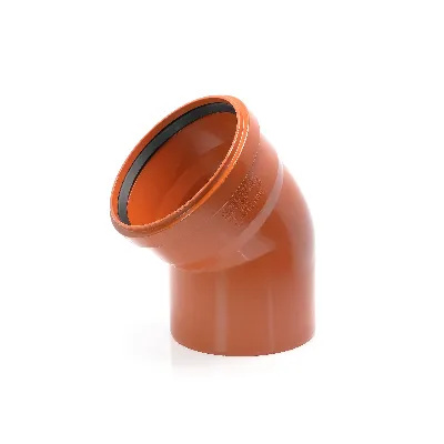 Отвод наружной канализации 160х45 град.