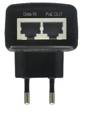 Инжектор PoE 1хRJ45 10/100/1000 Мб/с, 802.3af, до 15.4 Вт AC 100-240В