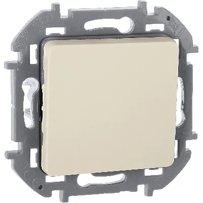 Выключатель одноклавишный INSPIRIA 10 AX 250 В~ слоновая кость