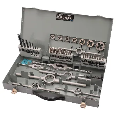 Набор метчиков и плашек M3 -M12 HSS-G 44 предмета