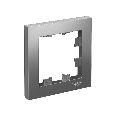 Рамка однопостовая ATLASDESIGN сталь
