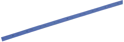 Трубка термоусаживаемая ТТУ 20/10 синяя (1м)