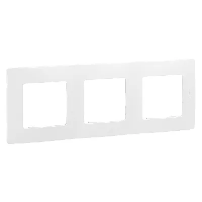 ETIKA Рамка 3 поста белая