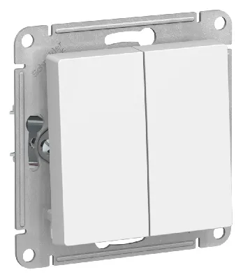 ATLASDESIGN 2-клавишный ВЫКЛЮЧАТЕЛЬ, сх.5, 10АХ, механизм, ЛОТОС