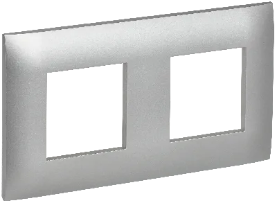 SKANDY Рамка 2-местная SK-F02S серебряный IEK