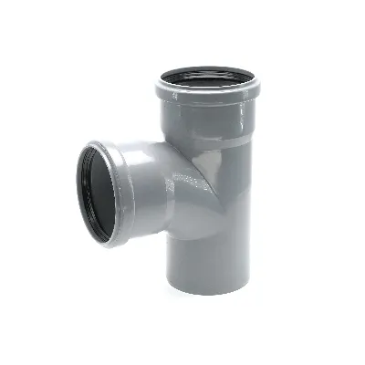 Тройник канализационный 87 град. 90х90