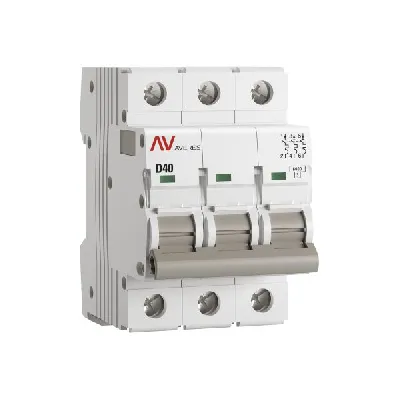 Выключатель автоматический AV-6 3P 40A (D) 6кА AVERES