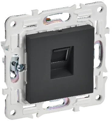 SKANDY Розетка компьютерная RJ45 кат.5E SK-K01G графит IEK