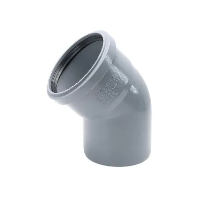 Отвод канализационный 90х45 град.