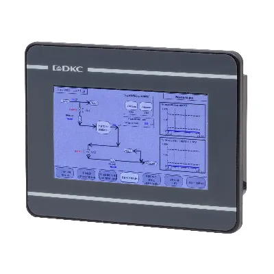 Панель операторская промышленная, диагональ 4.3, дисплей TFT 16,77М цветов, разрешение 480х272 px, порты: 2 COM, 1 Micro USB, 1 Ethernet