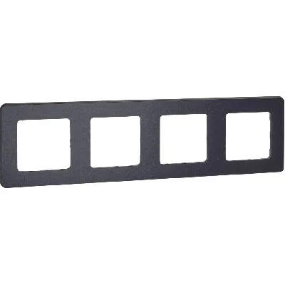 Рамка 4 поста INSPIRIA антрацит